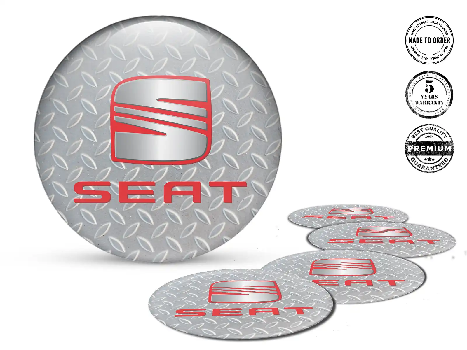 Seat Epoxy Dome Aufkleber Luxus Autoembleme